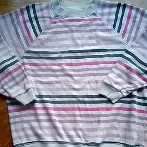 American Eagle Outfitters Pink And Purple Mauve Striped Oversized Sweater!!!!
